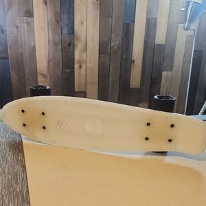 Penny Board White Skateboard Deck.